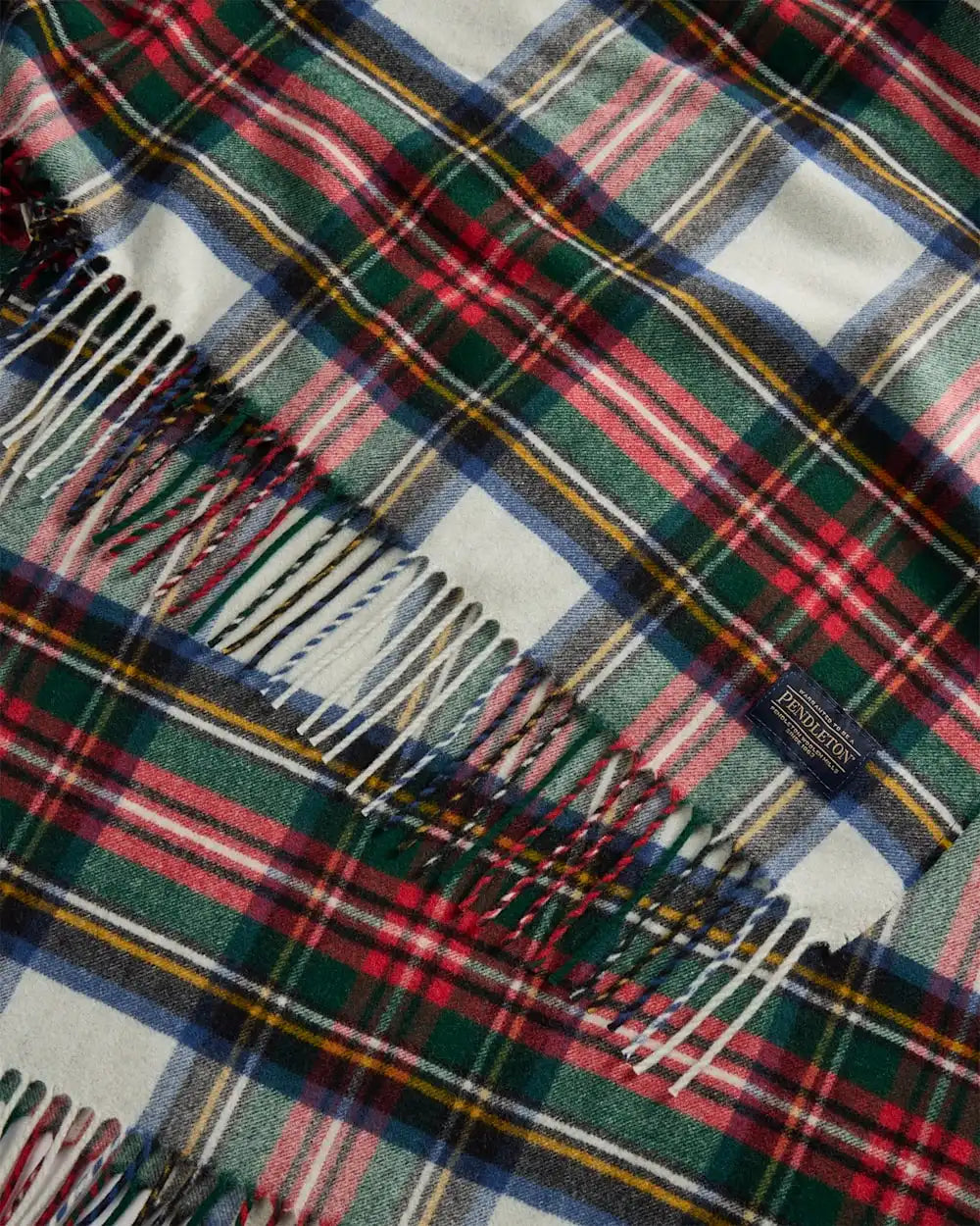 PLAID 5TH AVENUE MERINO THROW