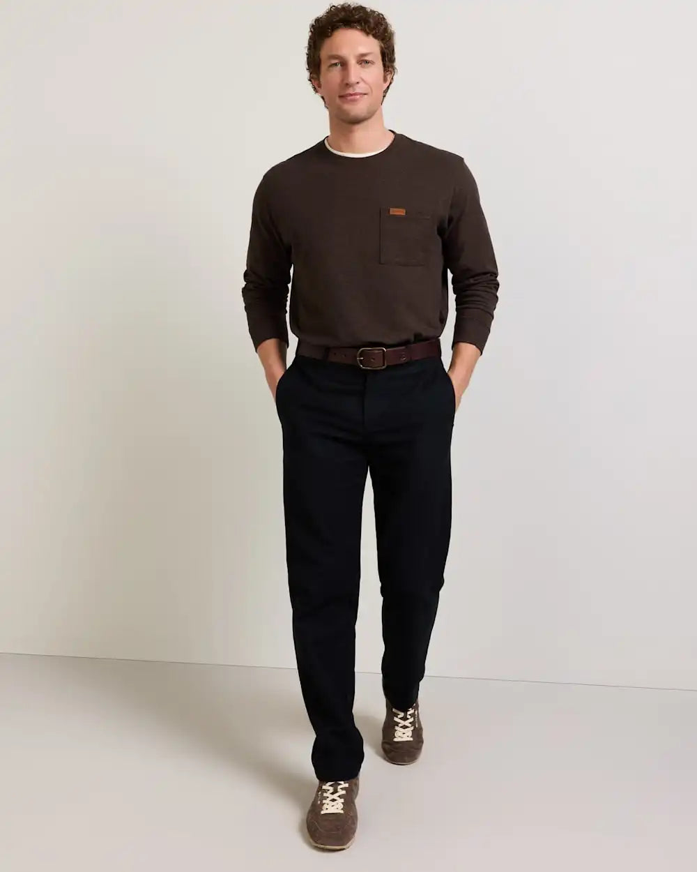 MEN'S RELAXED MOLESKIN CHINO PANTS