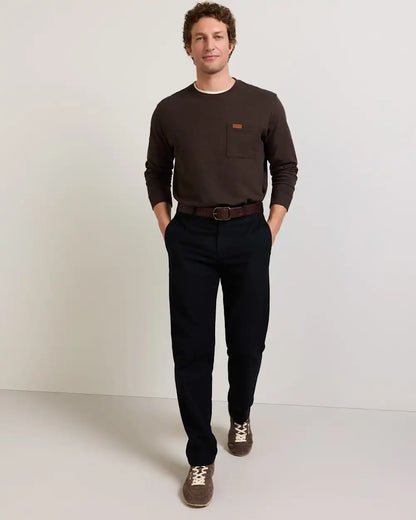 MEN'S RELAXED MOLESKIN CHINO PANTS