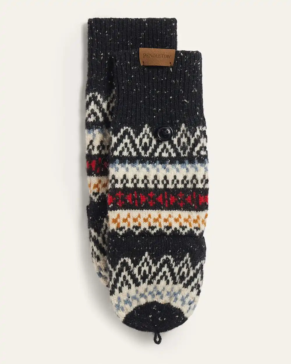 FAIR ISLE LAMBSWOOL CONVERTIBLE MITTENS