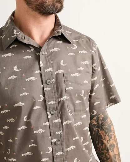 MEN'S SHORT-SLEEVE SHORELINE COTTON SHIRT