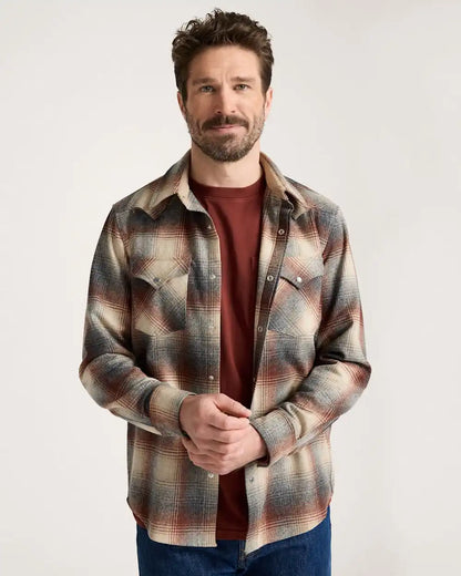 MEN'S PLAID SNAP-FRONT WESTERN CANYON SHIRT