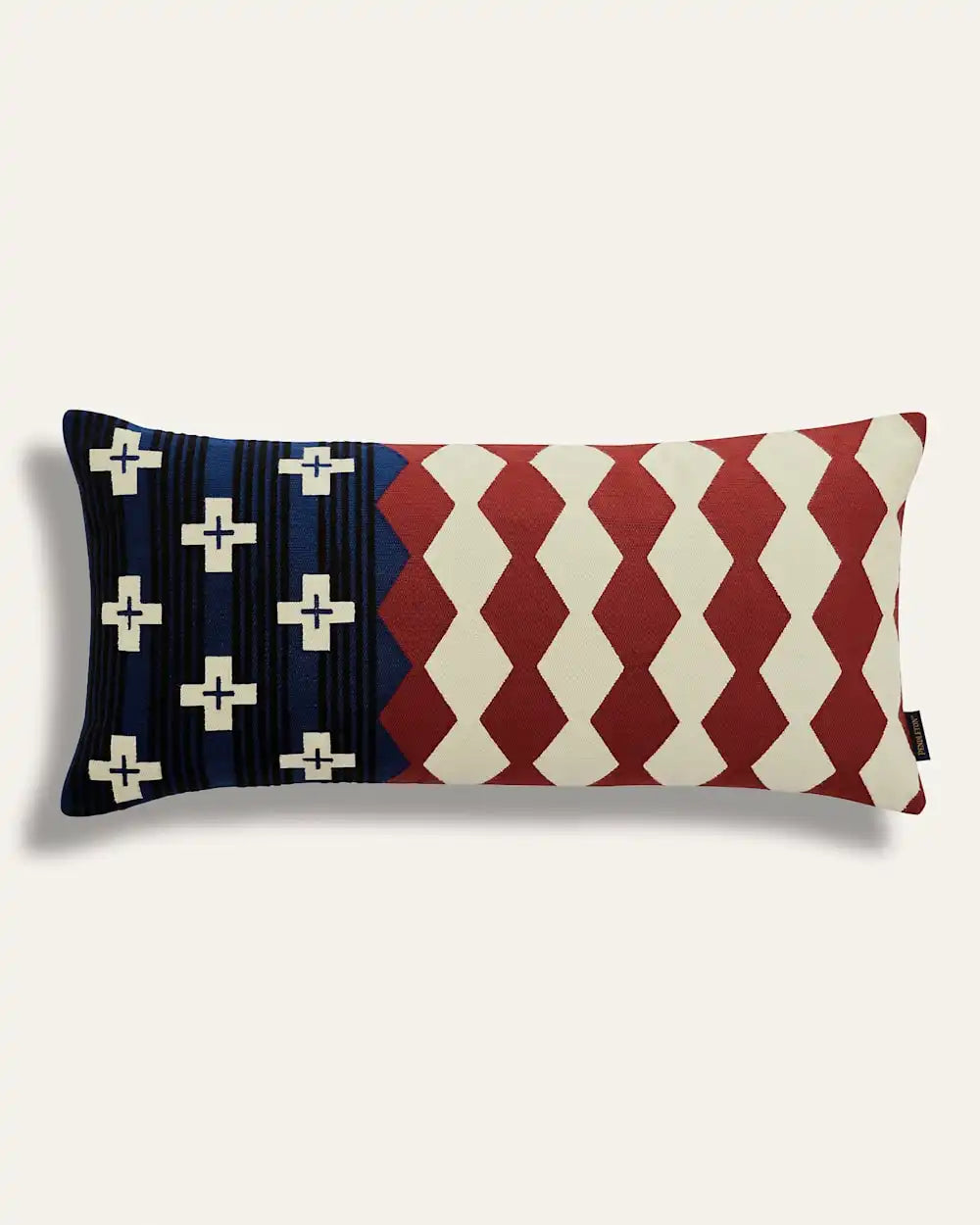 BRAVE STAR EMBROIDERED HUG PILLOW