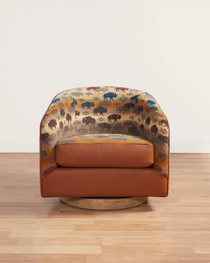PRAIRIE RUSH HOUR BARREL CHAIR