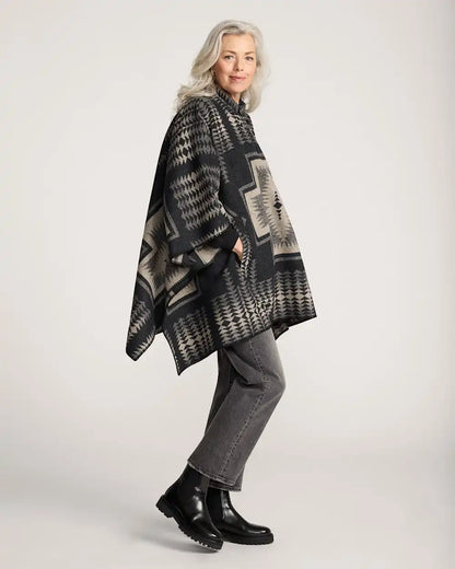WOMEN'S HARDING WOOL PONCHO