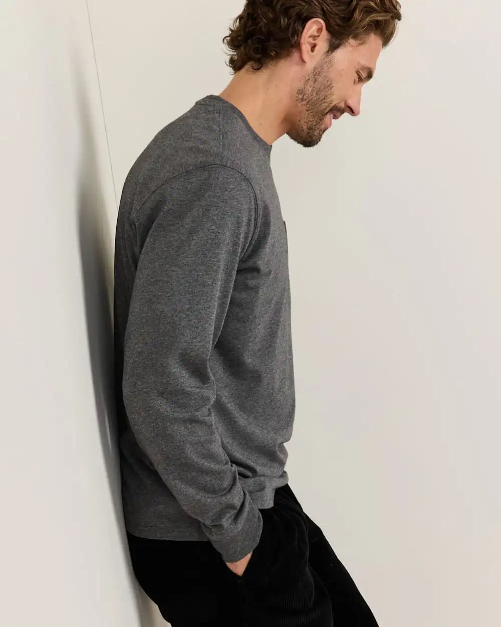 MEN'S LONG-SLEEVE DESCHUTES POCKET TEE