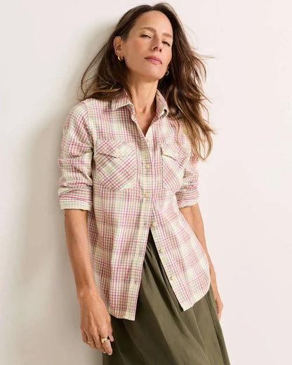 WOMEN'S RILEY PLAID FLANNEL SHIRT