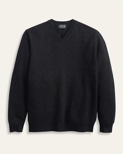 MEN'S MERINO V-NECK SWEATER