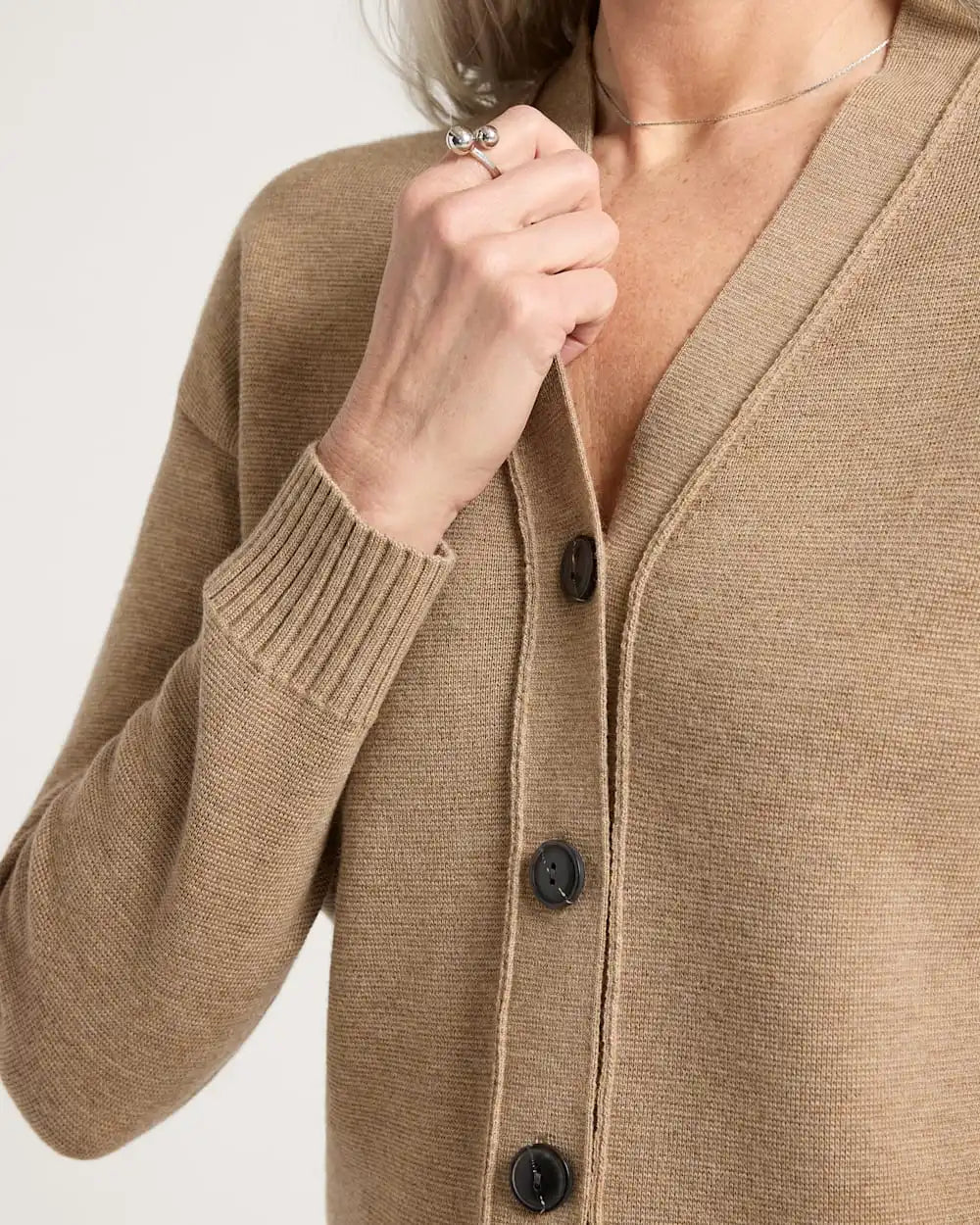 WOMEN'S RELAXED MERINO CARDIGAN