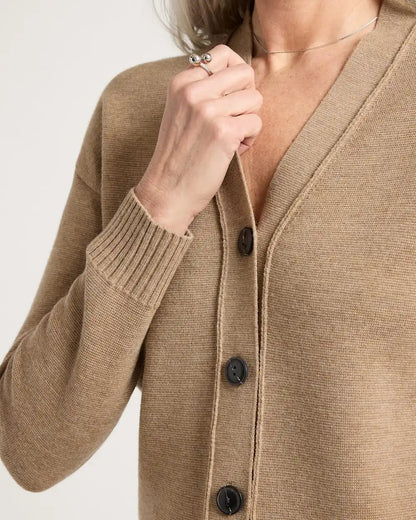 WOMEN'S RELAXED MERINO CARDIGAN