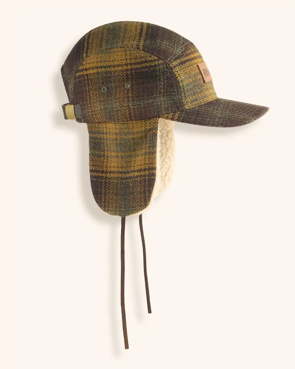 HERRINGBONE PLAID TIMBERLINE HAT