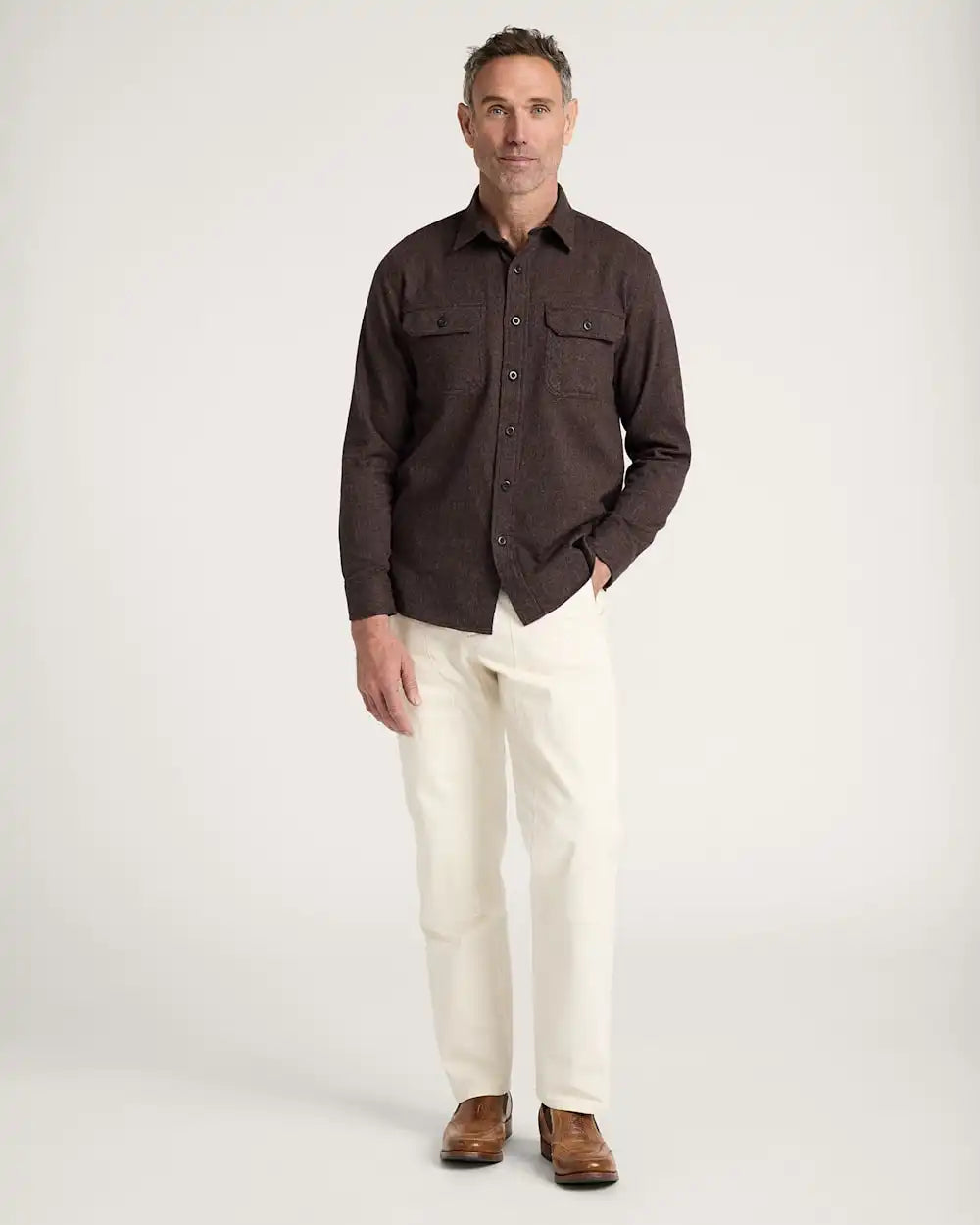 MEN'S BURNSIDE COTTON FLANNEL SHIRT