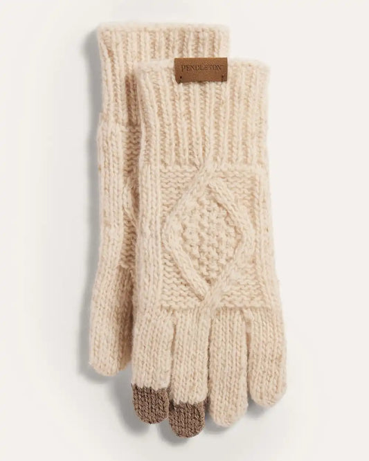 CABLE KNIT TEXTING GLOVES