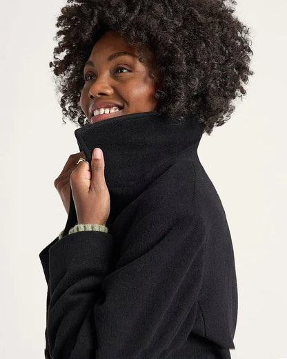 WOMEN'S NOB HILL WOOL WRAP COAT