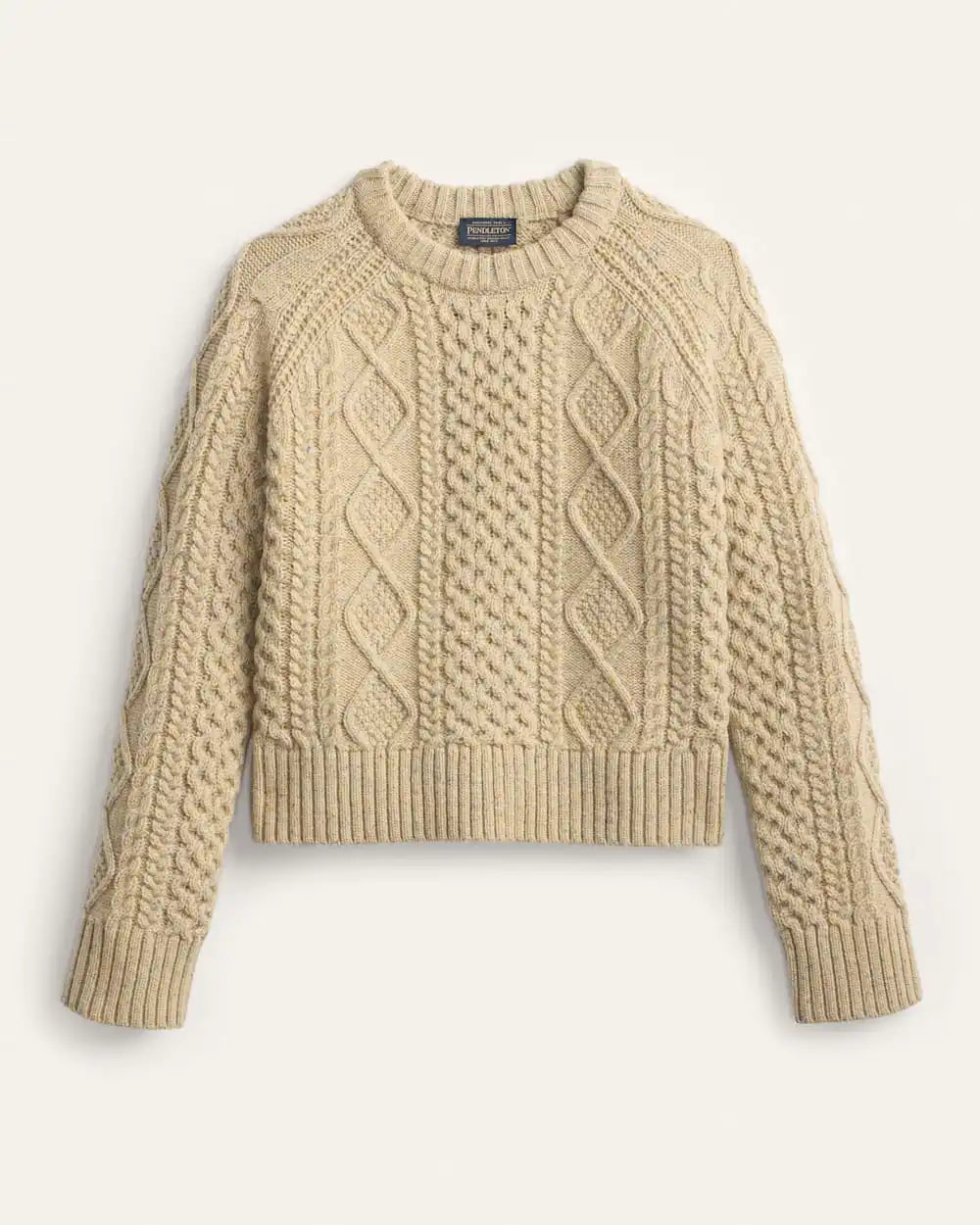 WOMEN'S FISHERMAN DONEGAL WOOL SWEATER