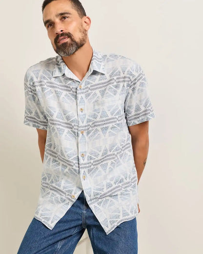 MEN'S SHORT-SLEEVE SHORELINE LINEN SHIRT
