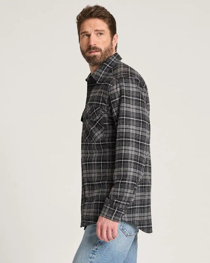 MEN'S PLAID QUILTED CPO JACKET