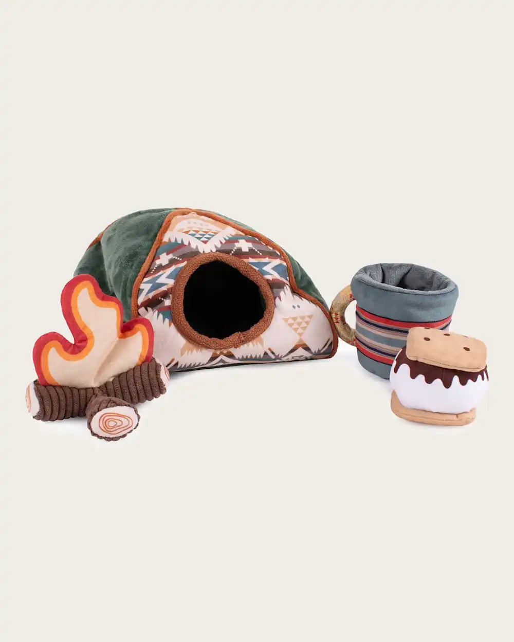 PET PLUSH CAMP DISCOVERY 4PC TOY