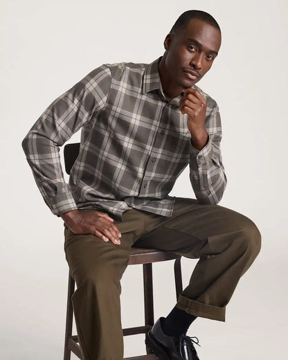 MEN'S MEN'S PLAID MERINO LODGE SHIRT
