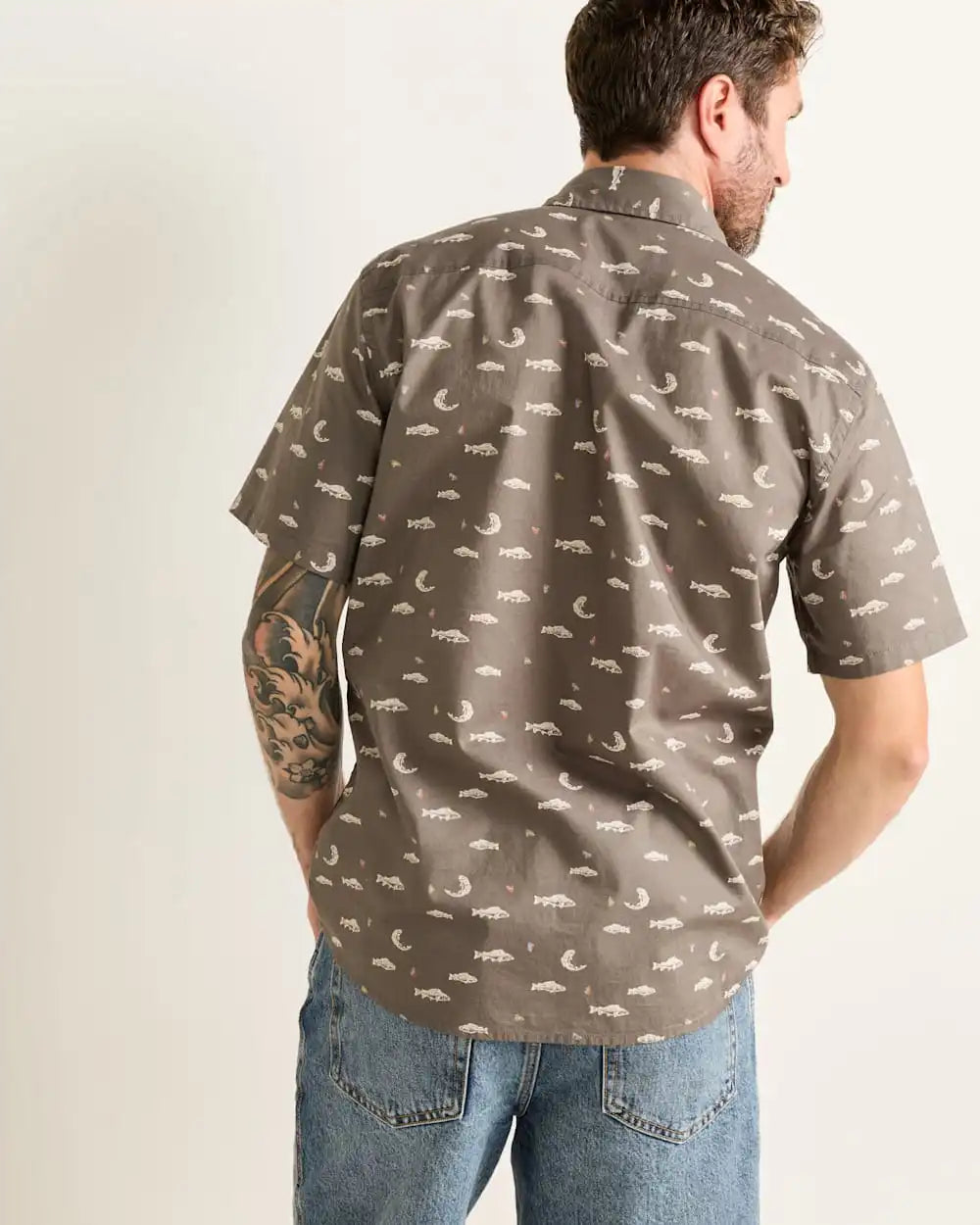 MEN'S SHORT-SLEEVE SHORELINE COTTON SHIRT