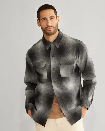 MEN'S PLAID BOARD SHIRT