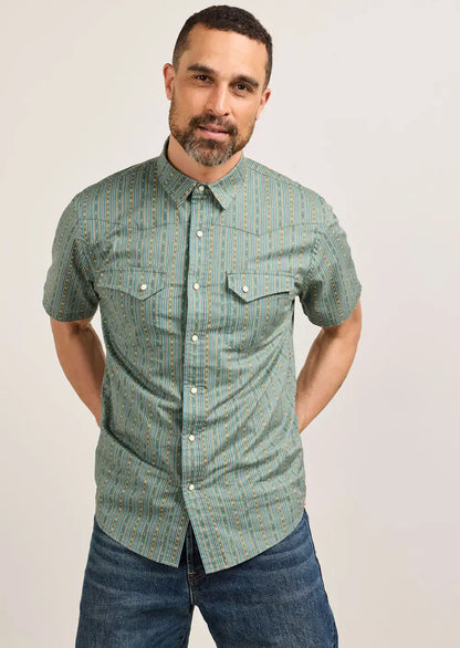 MEN'S SHORT-SLEEVE LARAMIE SNAP-FRONT SHIRT