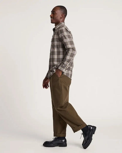 MEN'S MEN'S PLAID MERINO LODGE SHIRT