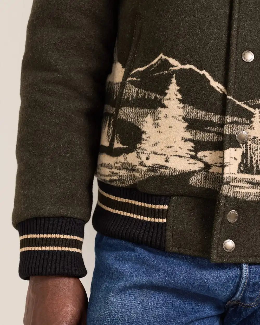 MEN'S LOOKOUT VALLEY VARSITY WOOL JACKET