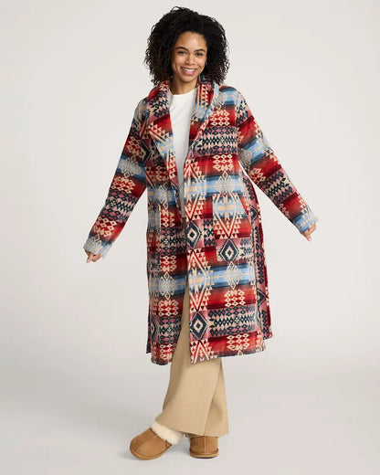 WOMEN'S COTTON TERRY VELOUR BATHROBE