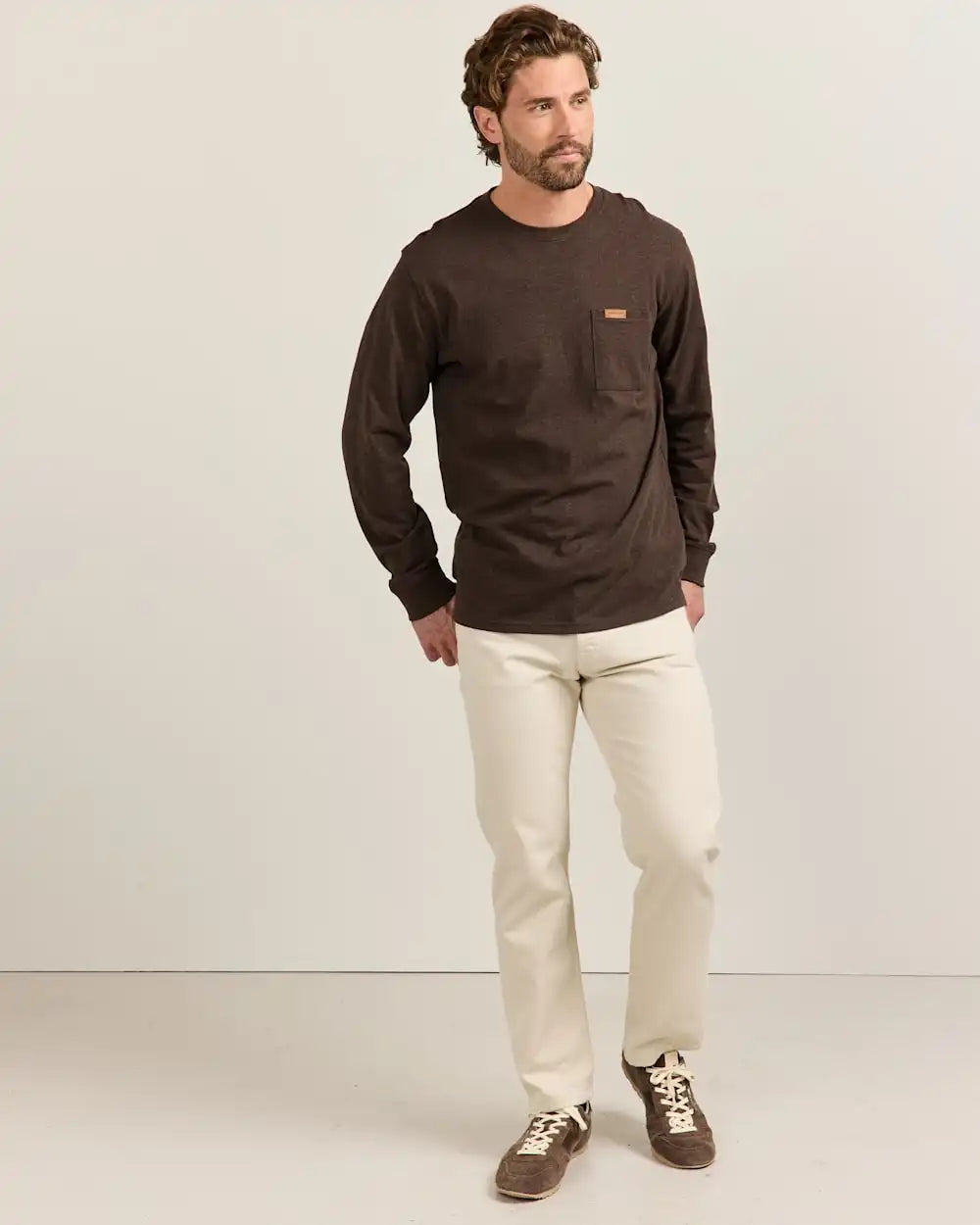 MEN'S LONG-SLEEVE DESCHUTES POCKET TEE