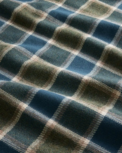 ECO-WISE WOOL FRINGED THROW