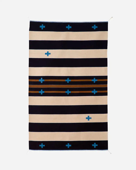 TURQUOISE CROSSES RUG