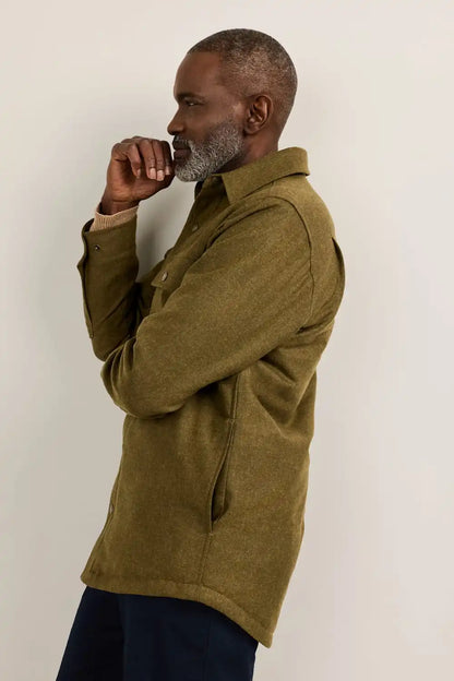 MEN'S QUILTED WOOL CPO JACKET