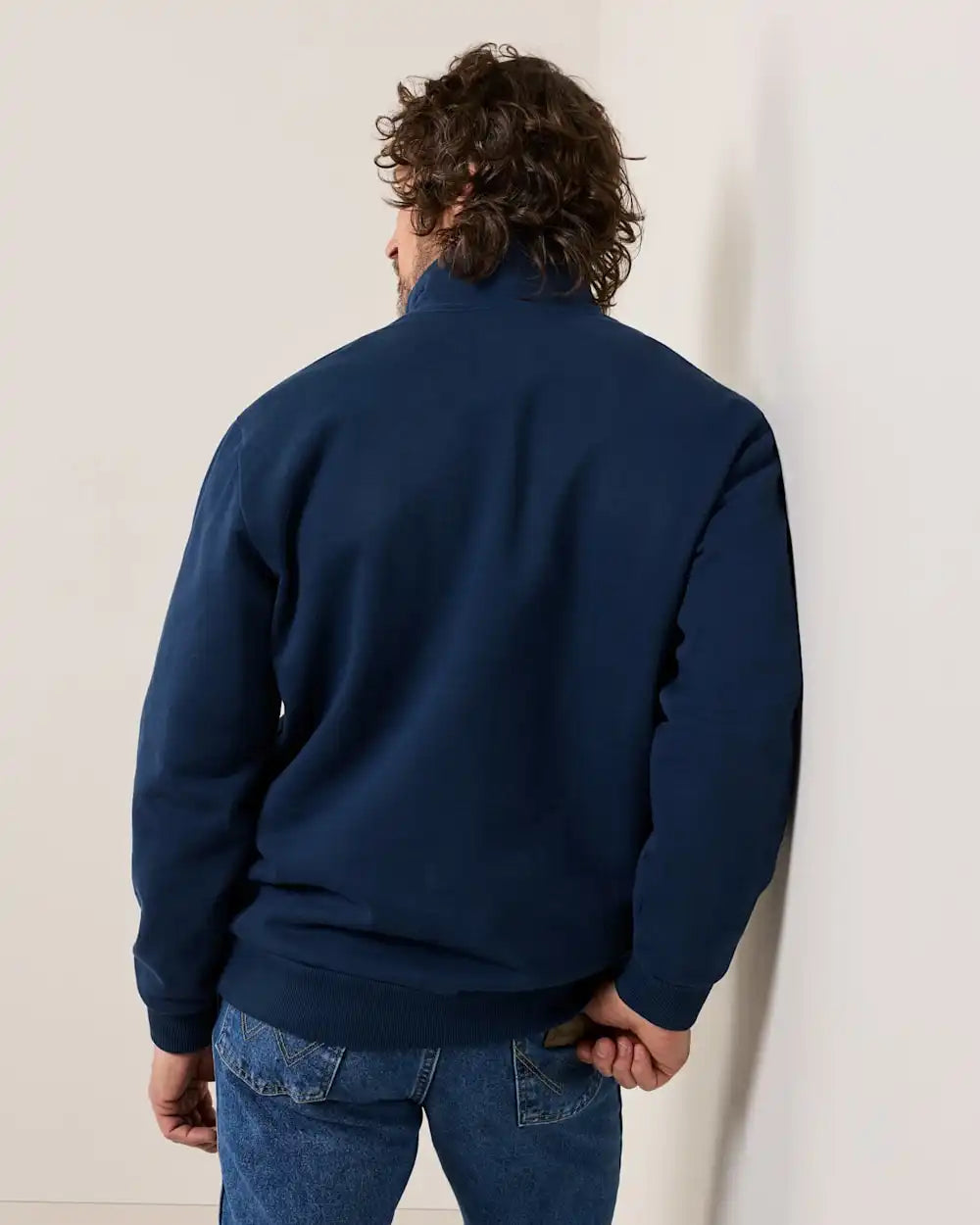 MEN'S FRENCH TERRY QUARTER-ZIP SWEATSHIRT