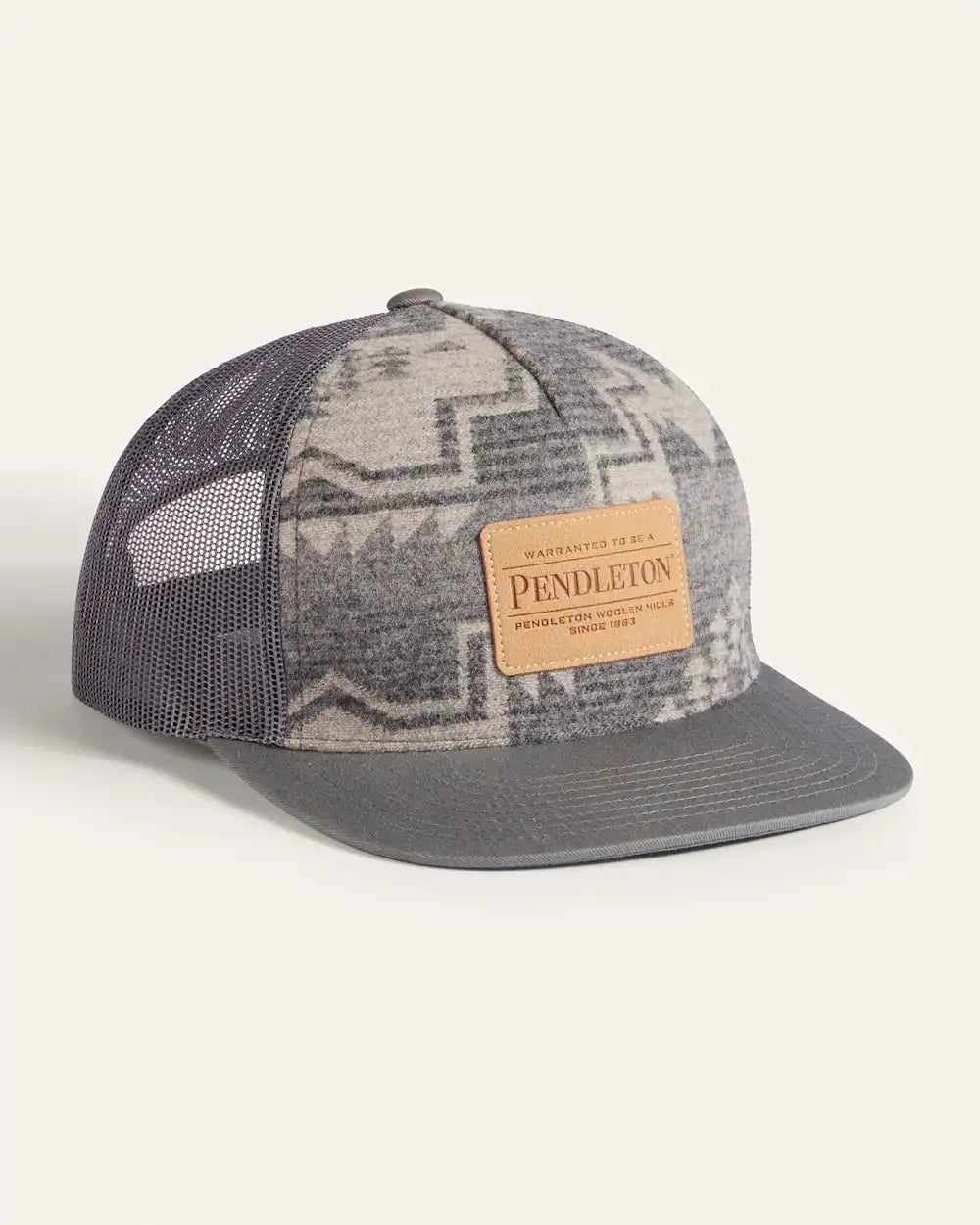 HARDING WOOL FIVE PANEL TRUCKER HAT
