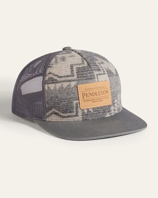 HARDING WOOL FIVE PANEL TRUCKER HAT