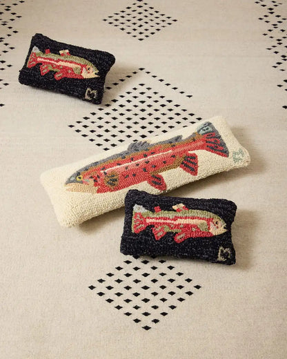TROUT HOOKED LUMBAR PILLOW