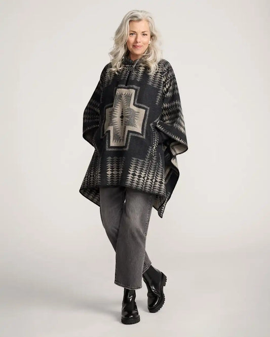 WOMEN'S HARDING WOOL PONCHO