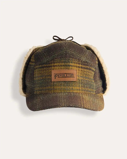 HERRINGBONE PLAID TIMBERLINE HAT
