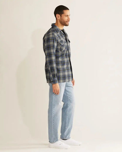 MEN'S PLAID BOARD SHIRT