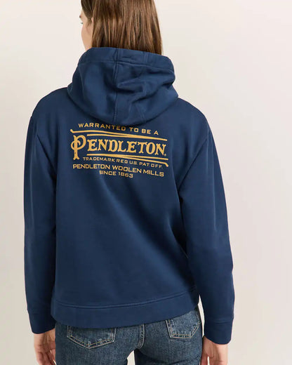 WOMEN'S LOGO GRAPHIC ZIP HOODIE