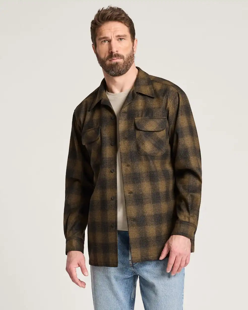 MEN'S PLAID BOARD SHIRT