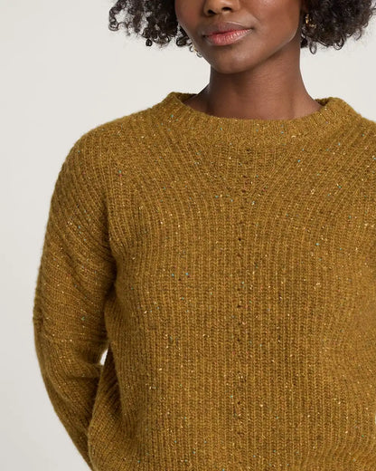 WOMEN'S DONEGAL EYELET SWEATER