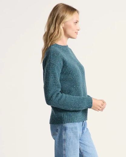 WOMEN'S DONEGAL EYELET SWEATER
