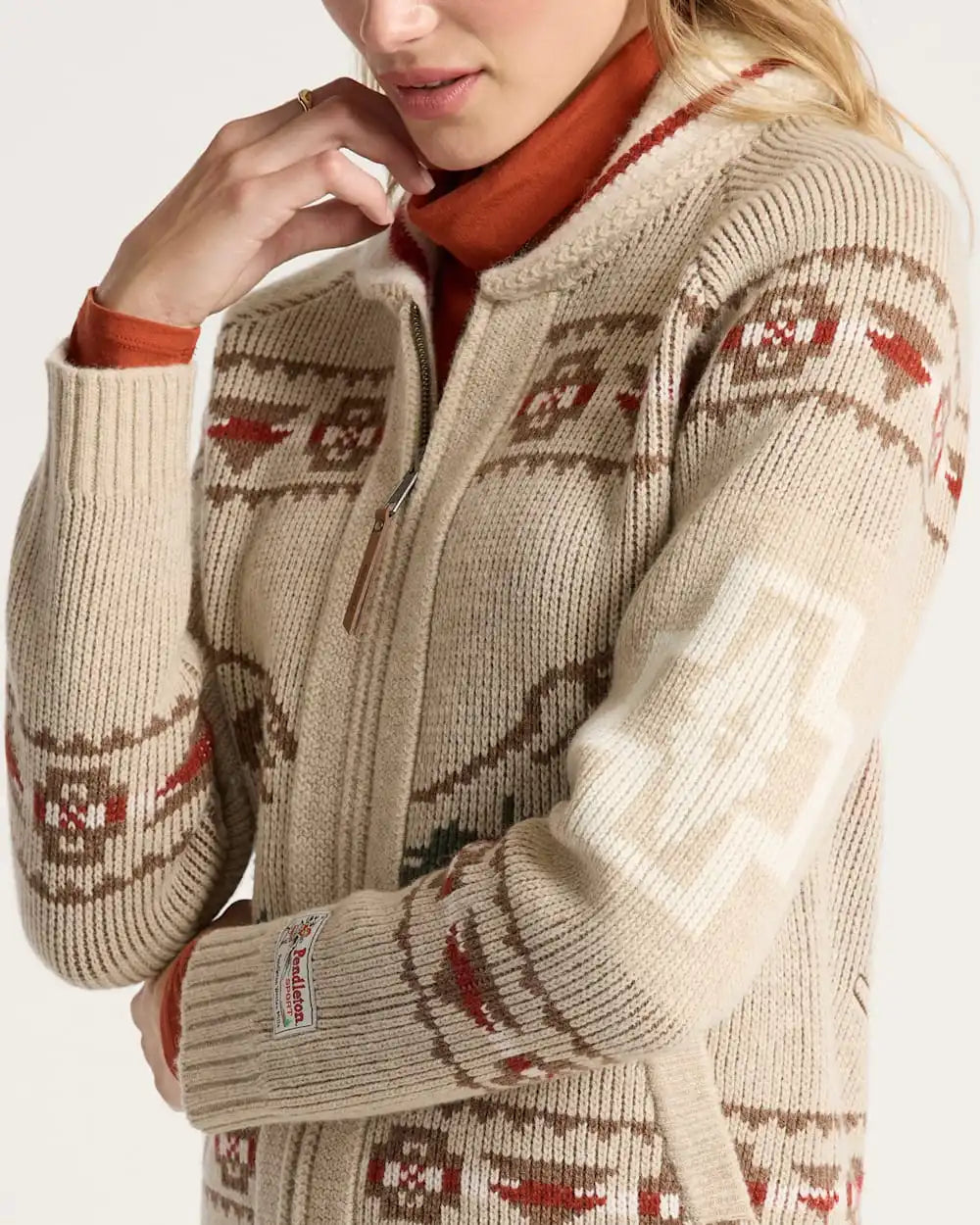 WOMEN'S ALPINE LAMBSWOOL ZIP CARDIGAN