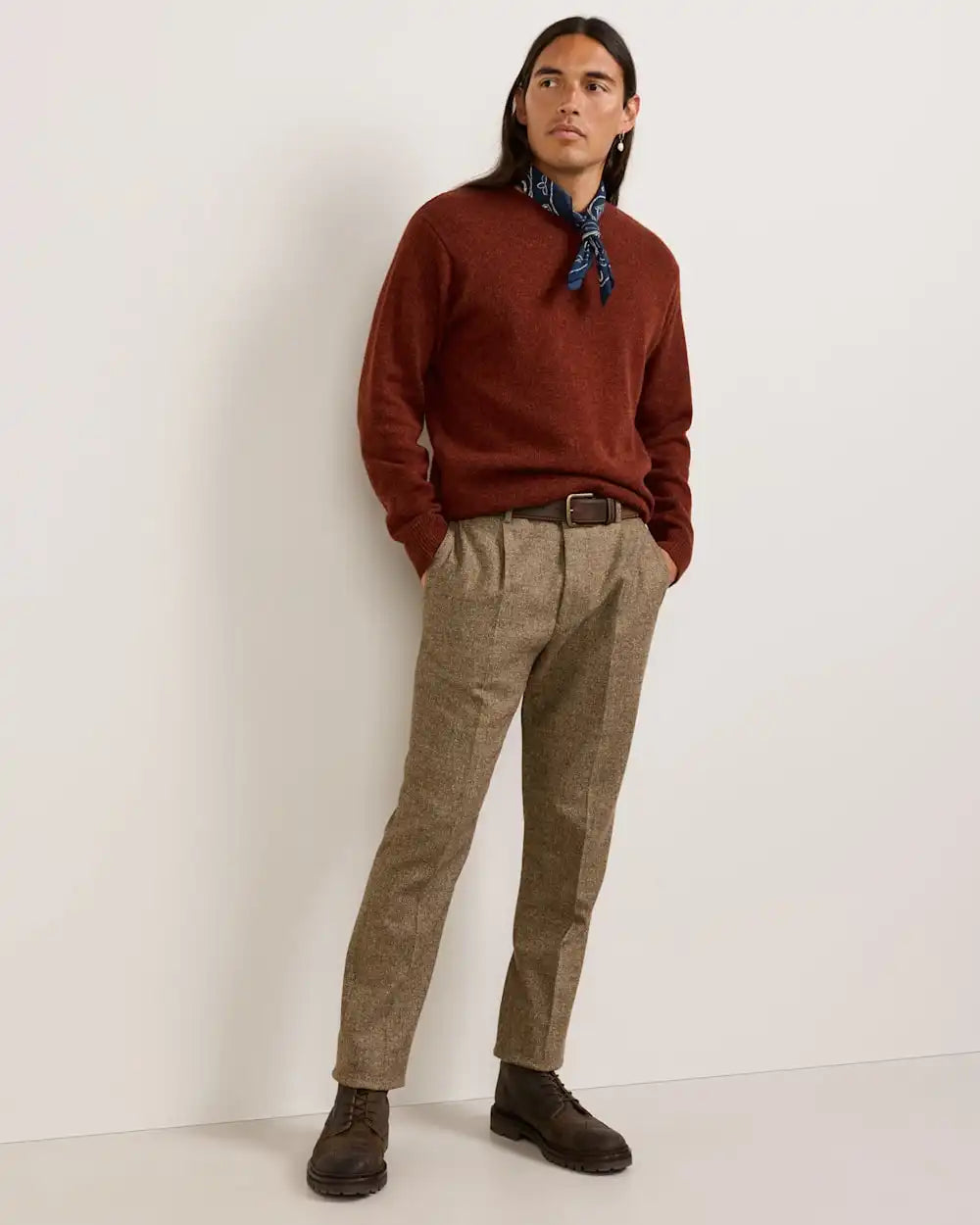 MEN'S SHETLAND COLLECTION SWEATER