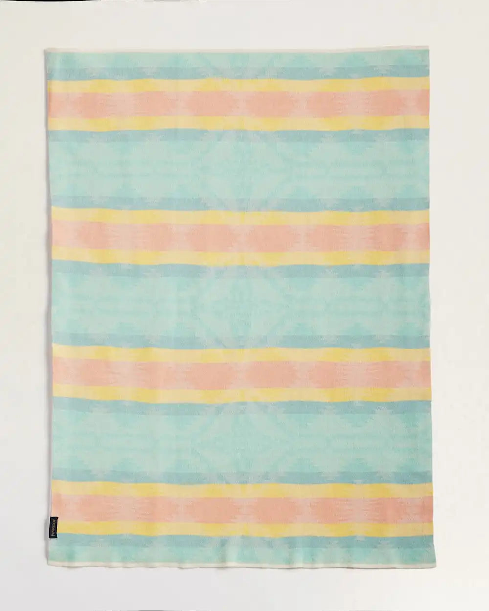 KNIT BABY BLANKET WITH BEANIE