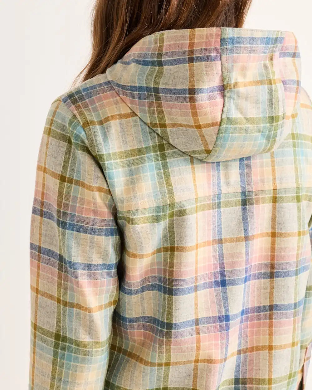 WOMEN'S PLAID TRAILSIDE WOOL HOODIE