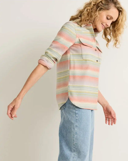 WOMEN'S STRIPE BOARD SHIRT