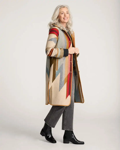 WOMEN'S WYETH TRAIL WOOL BLANKET COAT
